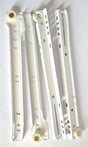 Generic Hardware 20-Inch Drawer Channel Slide Kit - Off-White Metal