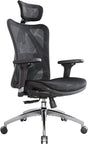 SIHOO M57 Ergonomic Office Chair - Black with adjustable headrest and lumbar support