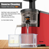 COSTWAY Slow Masticating Juicer - Cold Press, Quiet Motor