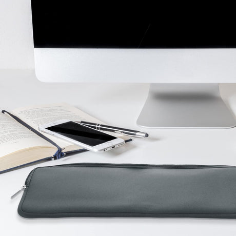 kwmobile Neoprene Pouch - Grey keyboard protection
