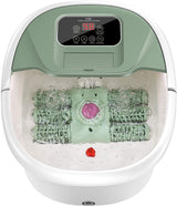 Turejo Foot Spa featuring 6 massage rollers, heat control, and pedicure kit