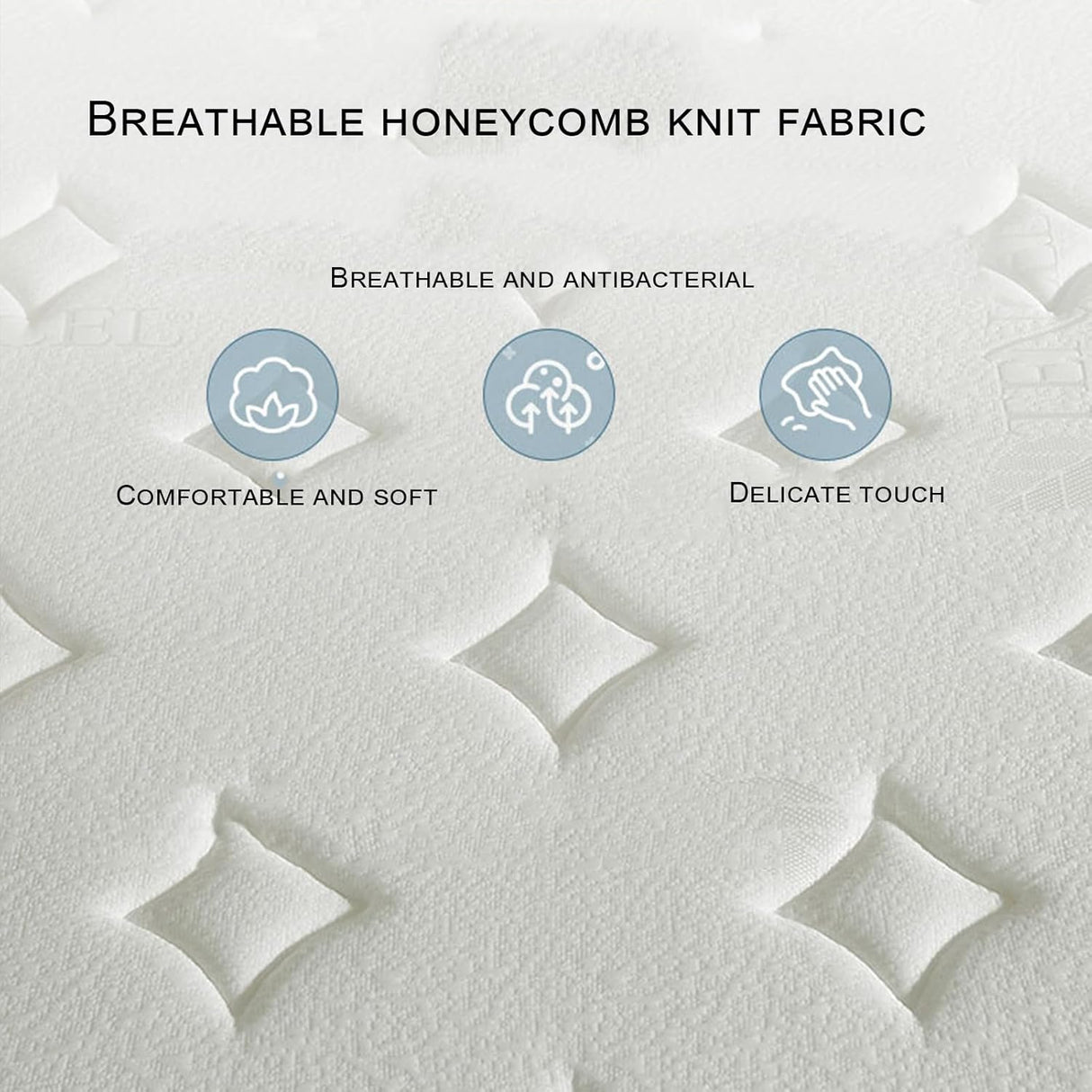 Generic Memory Foam Hybrid Mattress - Medium Firm, 90x200cm