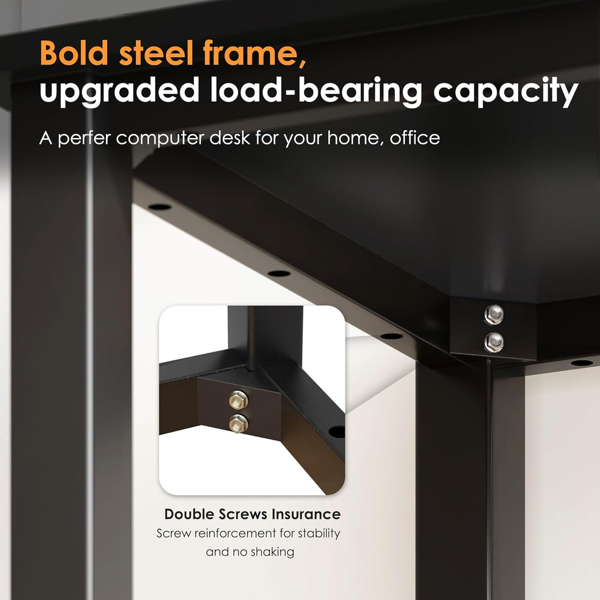 Generic Black Modern Computer Desk - 54 Inch