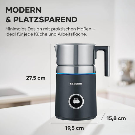 SEVERIN Induction Milk Frother Spuma - 700ml Capacity, Induction Technology