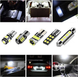 Justech 22-Piece Can-Bus Error Free LED Interior Car Light Bulb Kit - Xenon-White