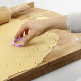 Zenker Linzer Cookie Cutter Set - 6.5x5cm Pink Plastic