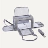 Amazon Basics Soft Pet Carrier - Grey, airline-approved and foldable