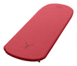 Grand Canyon HATTAN 5.0 L Self Inflating Camping Mat in American Beauty color, showcasing its compact design and thickness.
