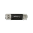 Intenso Twist Line 64GB Dual USB Flash Drive with USB-C and USB-A connectors