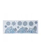 Livarno Home Christmas Window Stickers - Reusable Shimmering Design