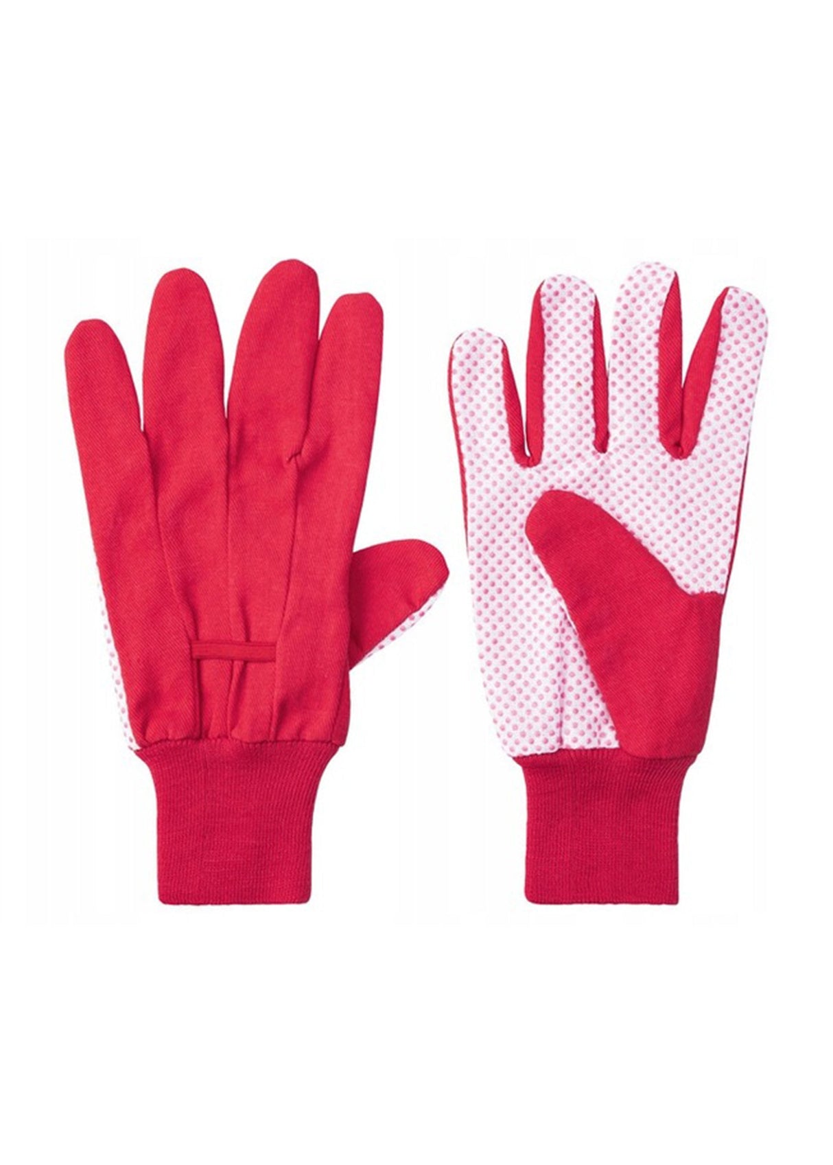 Parkside Garden Gloves (2 Pairs) - Red/Pink with Anti-slip Grip