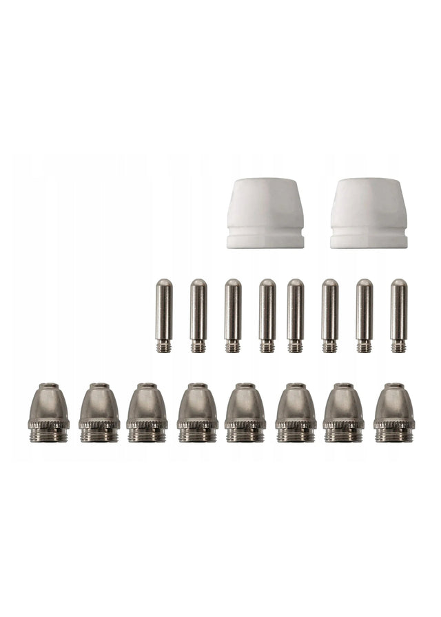 Parkside Nozzle and Electrode Set - 18-piece copper alloy for plasma cutters