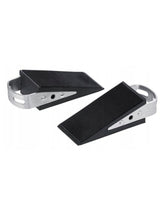 All Brands Factory Outlet Door Wedge Stopper Set - Stainless Steel TPR 2-Pack