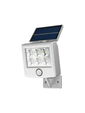 Livarno Home LED Solar Spotlight - Motion Detector, Cool White Light