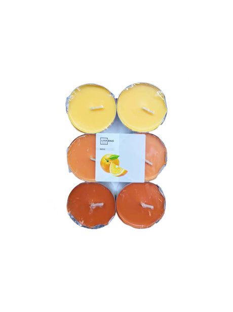 Livarno Home Basic Orange Scented Candle - Tealight