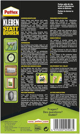 Pattex Gluing Instead of Drilling Adhesive Strips - Double-Sided, Yellow