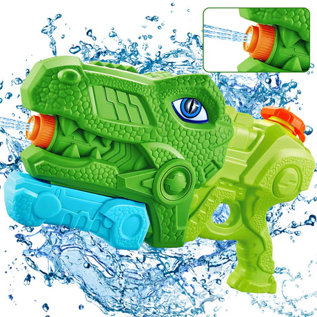 ZLPBAO Children's Dinosaur Water Pistol with vibrant colors and ergonomic design