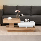 ModernDesign Rotating Coffee Table - Mobile Controlled Lights