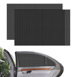 ULTIMATE SPEED Car Sunshade 2-Piece Mesh Set