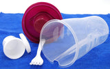 Ernesto Salad Food Pot - Built-in Fork & Dressing Container, 21cm x 11cm