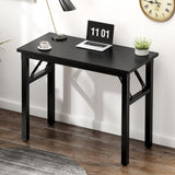 Need Folding Computer Desk - black, 31.5 inch, compact design