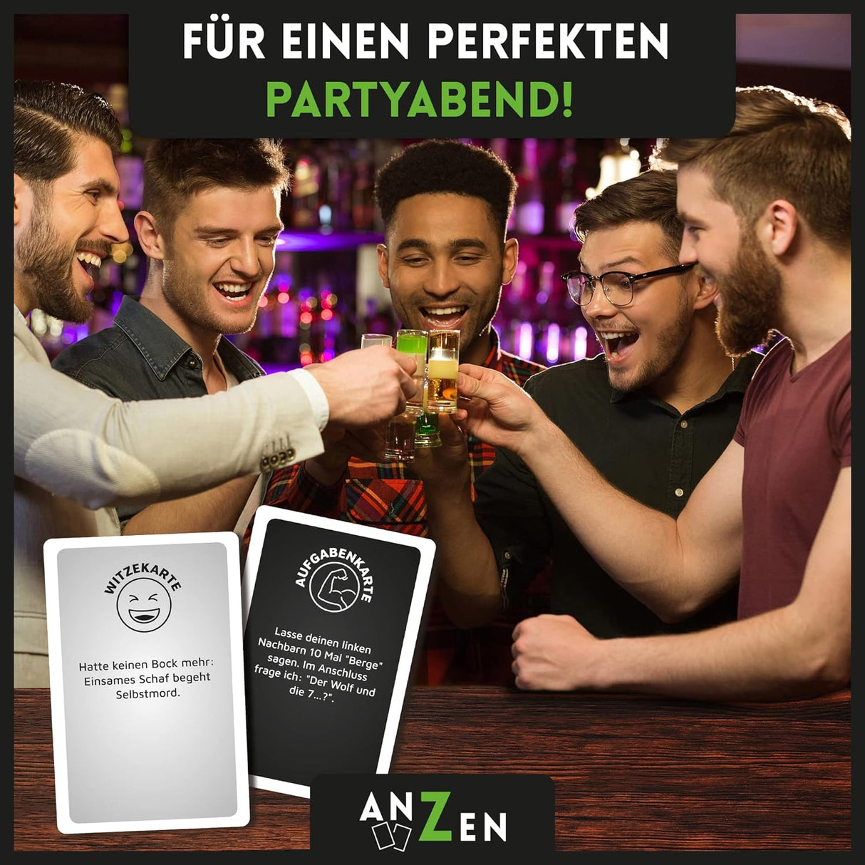 LOL Who Laughs, Drinks! Adult Drinking Card Game - black humor