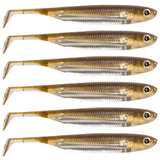 Dr.Fish Paddle Tail Swimbaits in blue color, showcasing realistic details and lifelike swimming action.