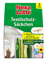 Nexa Lotte Textile Protection Bags with floral fragrance for moth protection