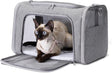 Amazon Basics Soft Pet Carrier - Grey, airline-approved and foldable
