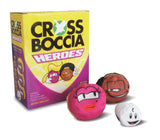 Crossboccia Doublepack with 6 colorful balls and a target ball in a mesh bag