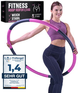 SummerFan Hula Hoop for beginners, featuring a smooth design and adjustable segments for effective workouts.