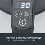 SEVERIN Cool-Touch Double-Walled Kettle - 1.7L Black with LED Temperature Feedback