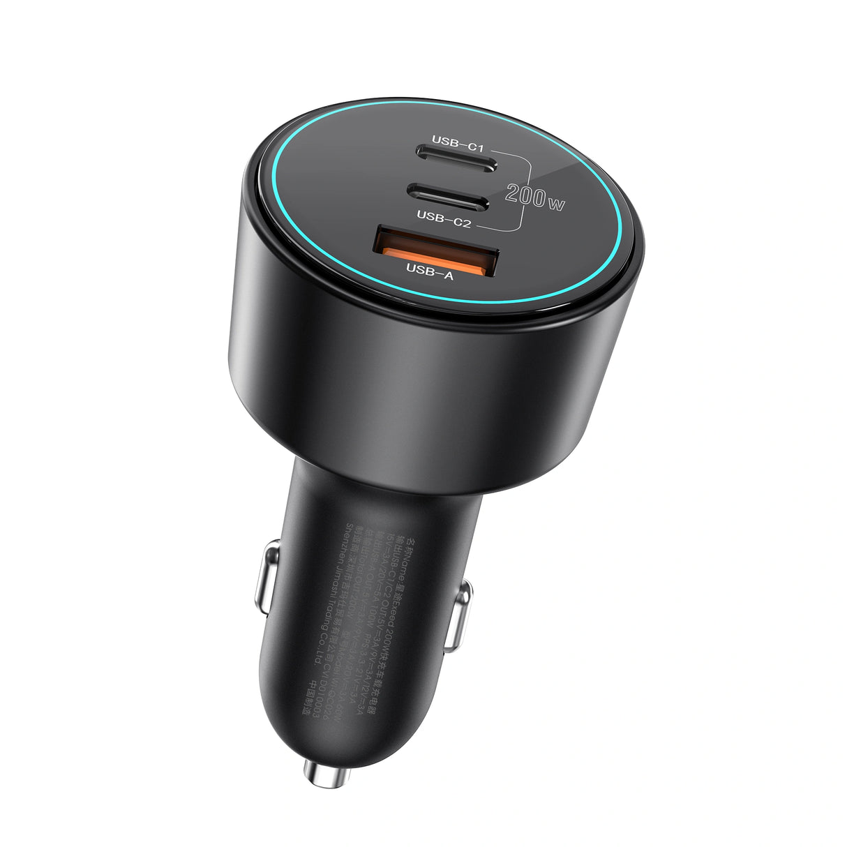 KF Senior CH-200 200W USB-C+A Super Fast Car Charger