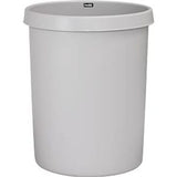 HELIT Waste Paper Basket - Light Grey 30 Litre Capacity