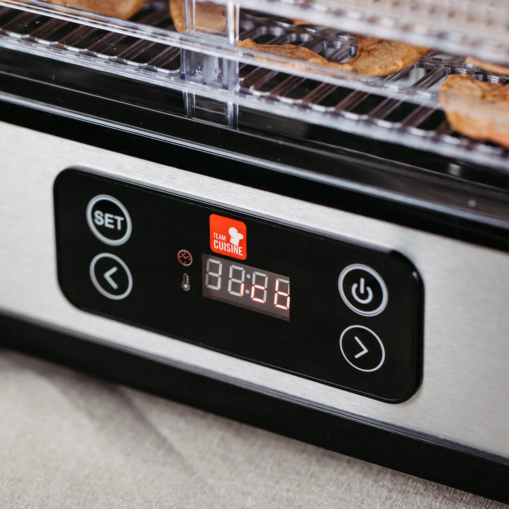 TEAM CUISINE Food Dehydrator - 250W with 5 Stainless Steel Trays and Digital Control
