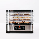 TEAM CUISINE Food Dehydrator - 250W with 5 Stainless Steel Trays and Digital Control