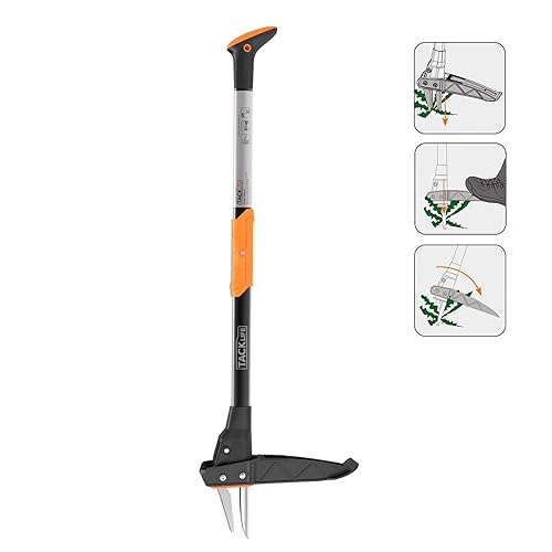 Tacklife Stand-Up Weeder 39-Inch with 3.5mm Serrated Blade