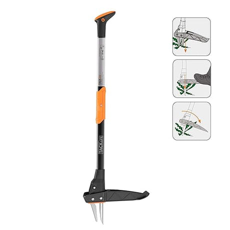 Tacklife Stand-Up Weeder 39-Inch with 3.5mm Serrated Blade