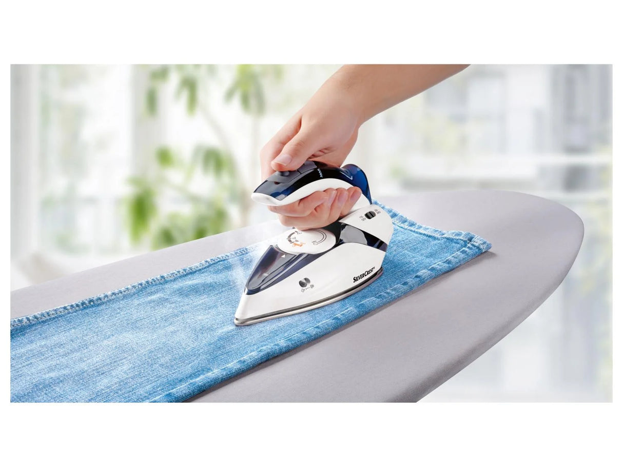 Silvercrest Compact Travel Steam Iron with Foldable Handle