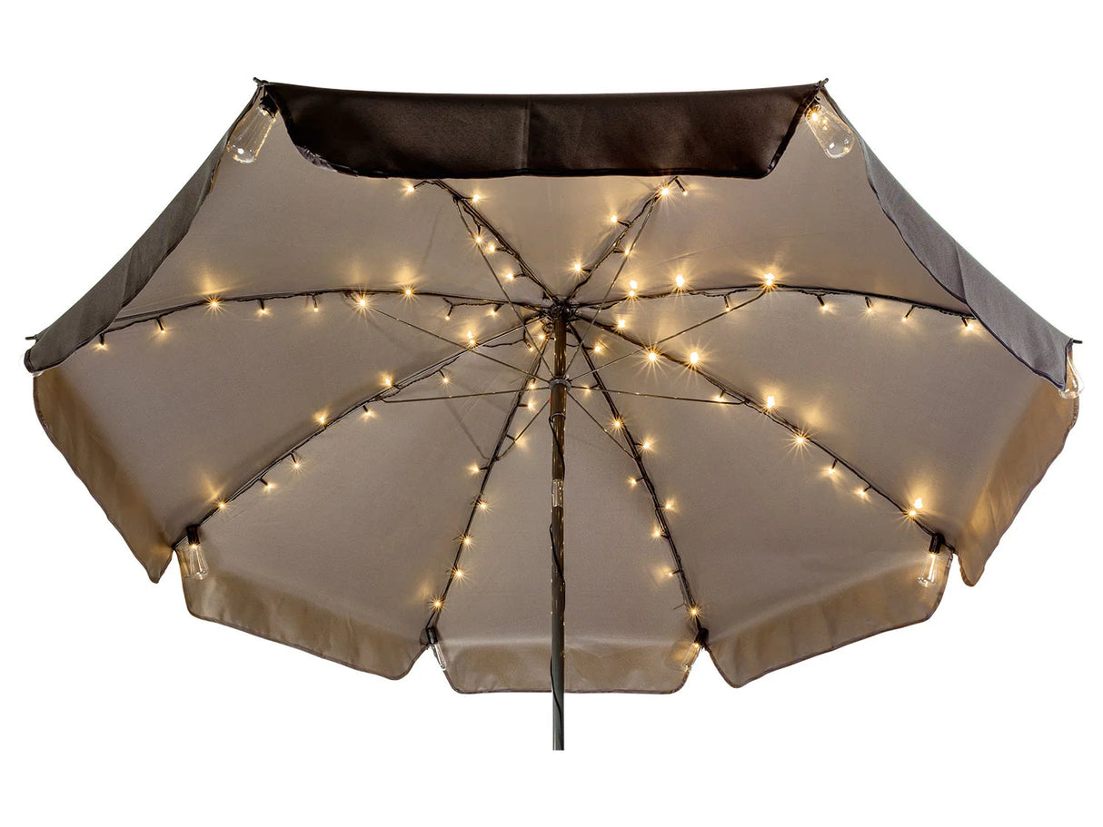 LIVARNO Home LED Parasol Light Chain Warm White 72 Mini Lights