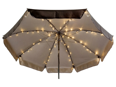 LIVARNO Home LED Parasol Light Chain Warm White 72 Mini Lights