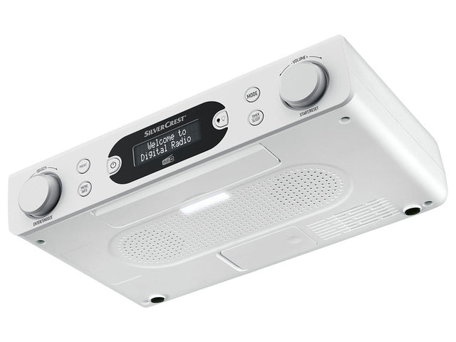 SILVERCREST SKR 3W D4 Under-Cabinet Kitchen Radio DAB+ - White