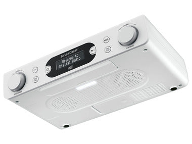 SILVERCREST SKR 3W D4 Under-Cabinet Kitchen Radio DAB+ - White