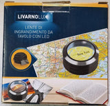 Unbranded Desktop Magnifying Glass with LEDs and Protective Case
