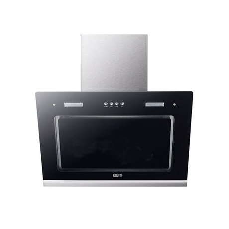 KromsLine KC-Prime-900-TC-BK Decorative Hood - 90cm Black Glass