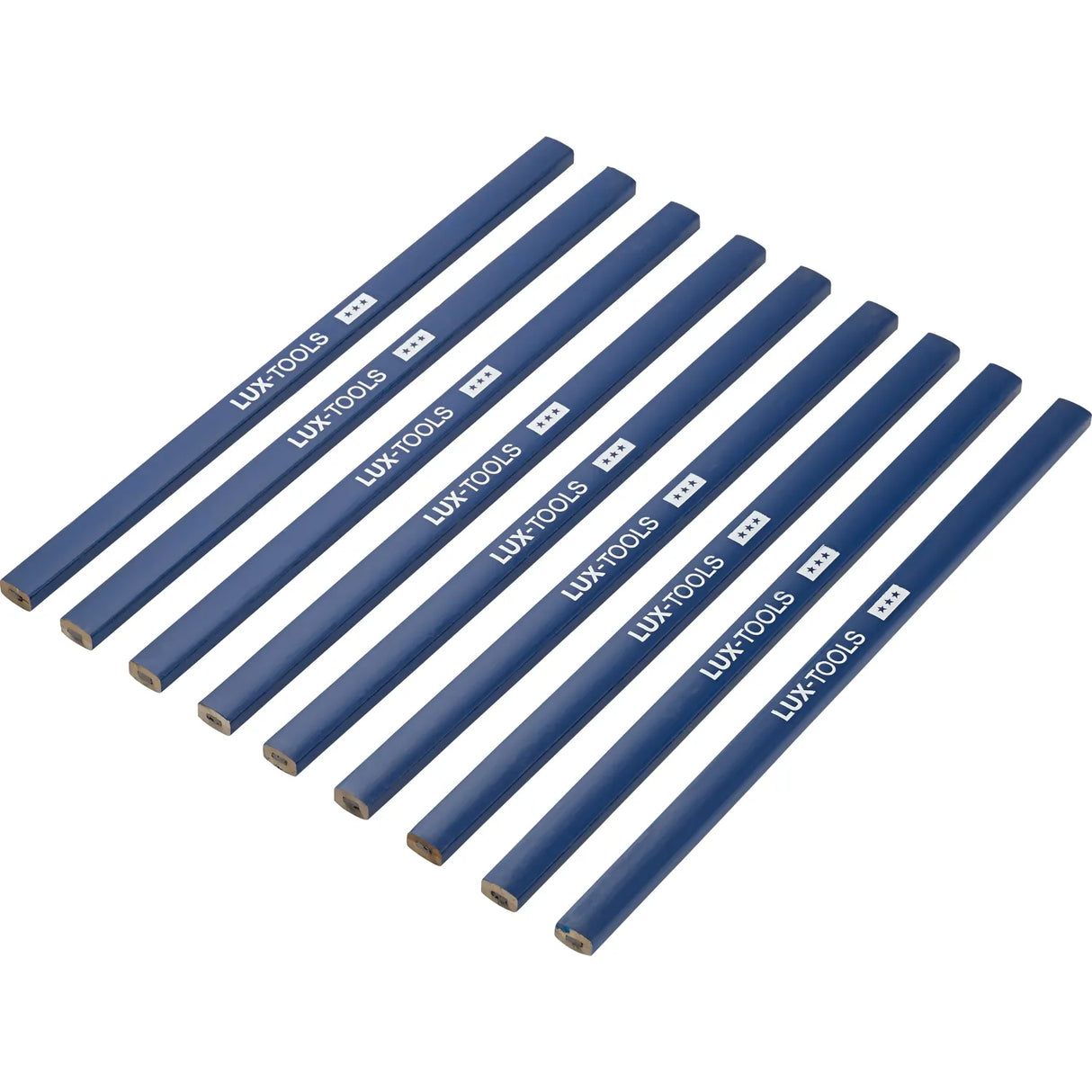 LUX-TOOLS Carpenter's Pencil Set 24 cm White