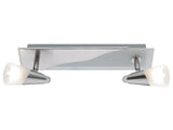 OBI Fornelli 2-Light Halogen Spot - Nickel Matt