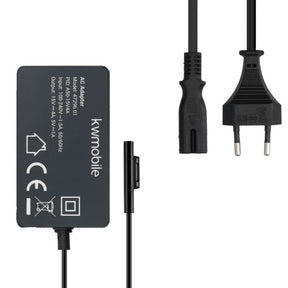 SJ Company Microsoft Surface Pro AC Charger - Black with magnetic connector