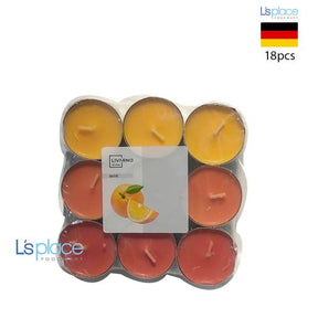 Livarno Home Basic Mini Orange Scented Tealight Candles - Fresh Orange Scent