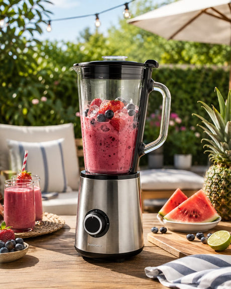 SilverCrest Glass Jar Blender ice crusher